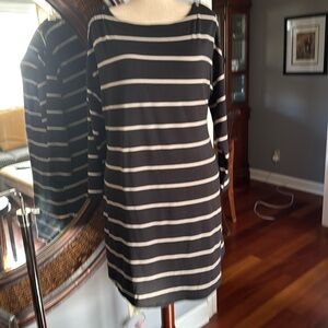 Black and White Striped Maurice’s 1X Dress